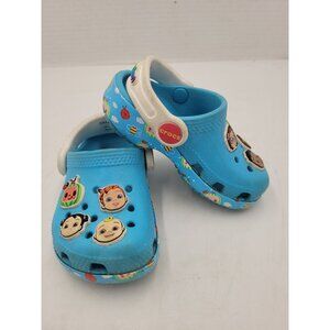 Cocomelon Crocs Electric Blue Clogs Kids Water Shoes Toddler Shoes Size 5 C5